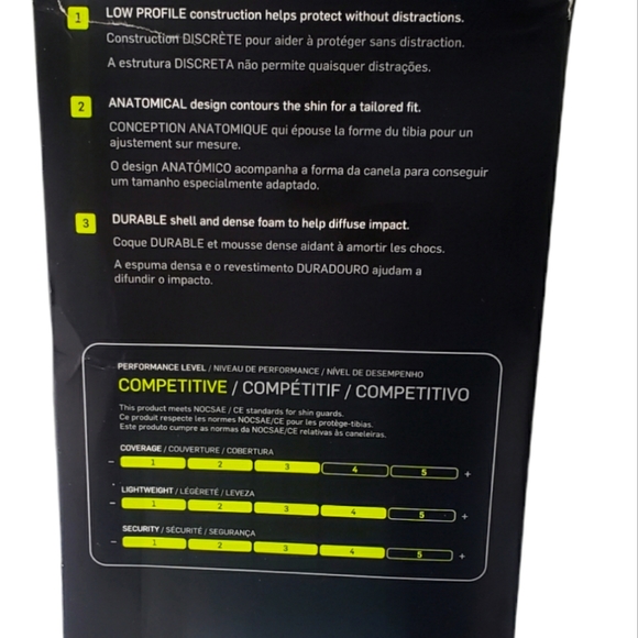 . Nike mercurial lite green shin guards size medium - Picture 2 of 5